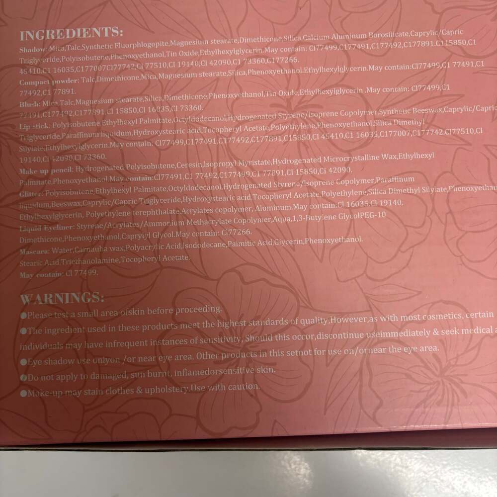 Miss Rose Professional Makeup Kit Sweet Romance w/ Cosmetic Bag – Full Set - Picture 6 of 6
